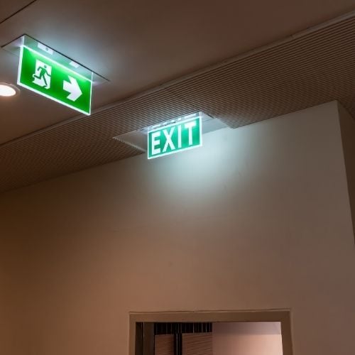 exit lighting-Key Types of Commercial Lighting Systems-CDI electric