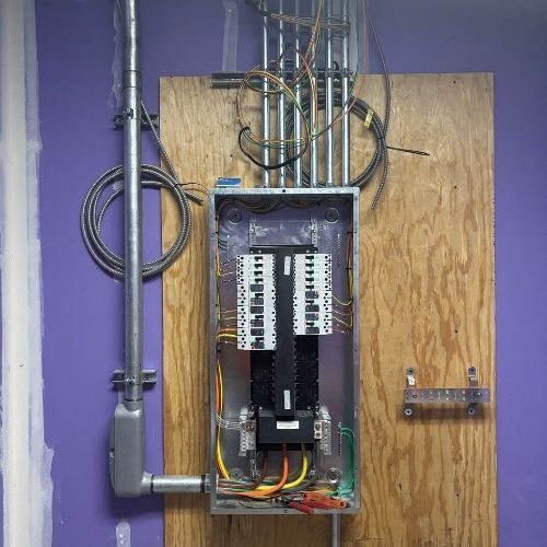 industrial locker room remodel -panel update--CDI Electric